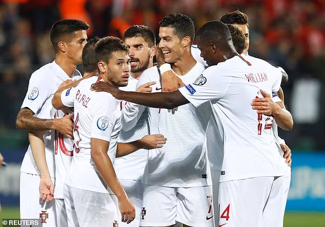 Trong trận đấu này, Ronaldo đã có một có tới 4 bàn thắng giúp Bồ Đào Nha có chiến thắng 5-1
