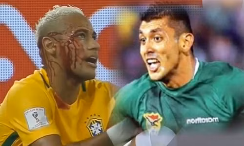 Neymar và Yasmani Duk. Ảnh: VNE.