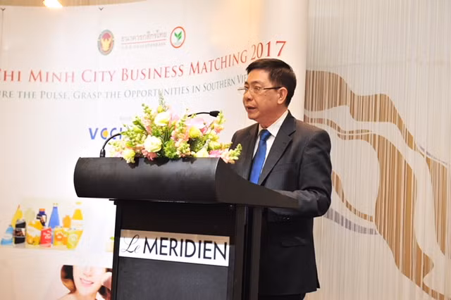 : Ông Nguyễn Hoàng Dũng - Phó Tổng Giám đốc VietinBank phát biểu tại sự kiện