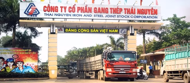 Công ty Cổ phần gang thép Thái Nguyên.