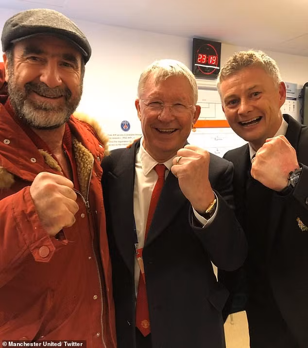 Bức ảnh được đăng tải trên tài khoản mạng xã hội của Man Utd sau trận đấu.