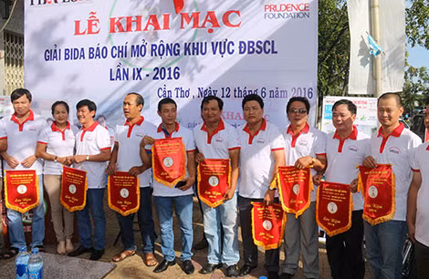 Một số hình ảnh tại Giải Billiards báo chí mở rộng khu vực ĐBSCL lần IX – 2016.