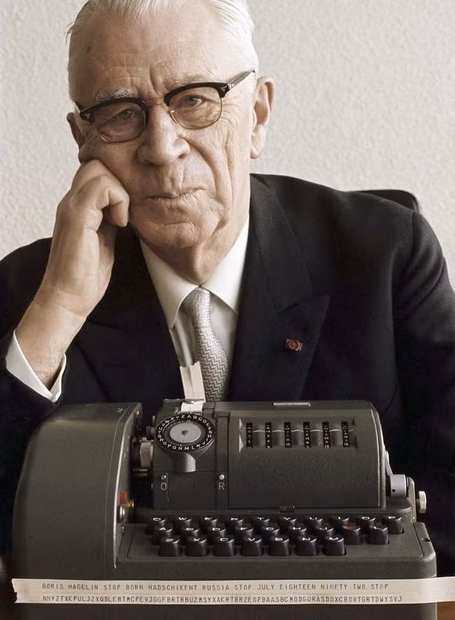 Boris Hagelin, nhà phát minh máy mã hóa người Thụy Sỹ, là sáng lập viên của hãng Crypto AG. Ảnh nguồn: Crypto Museum. Boris Hagelin, nhà phát minh máy mã hóa người Thụy Sỹ, là sáng lập viên của hãng Crypto AG. Ảnh nguồn: Crypto Museum.