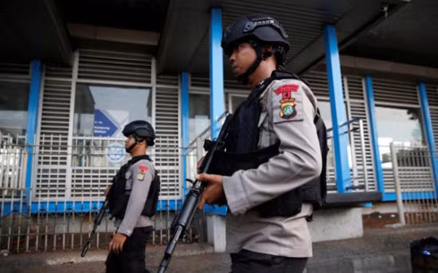 Cảnh sát Indonesia.