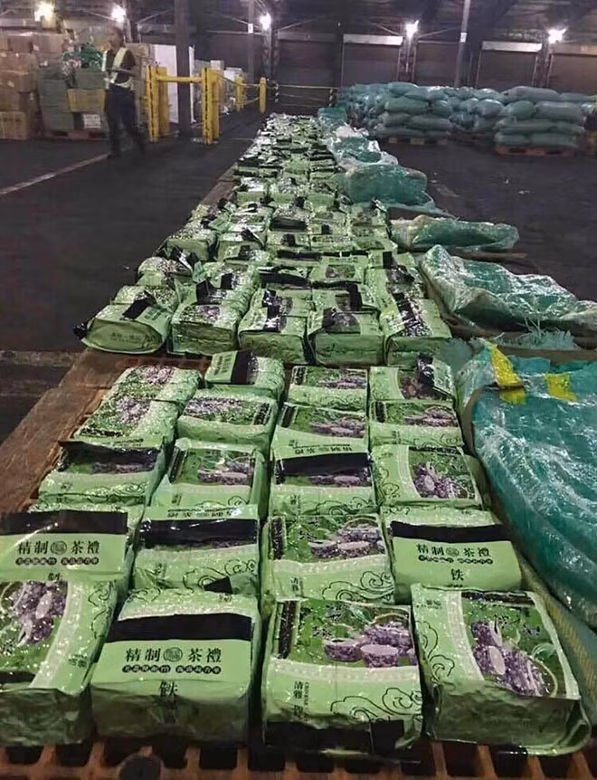 Số ma túy 276kg mới bị thu giữ.