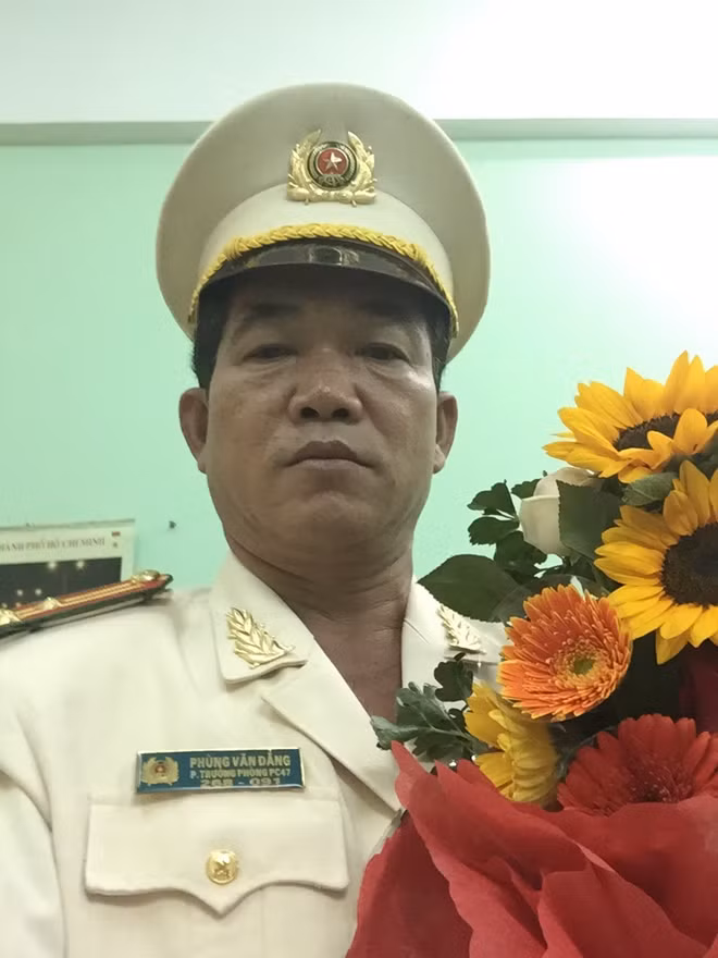 Thượng tá Phùng Văn Đẳng – Phó trưởng Phòng PC47 Công an TP Hồ Chí Minh.