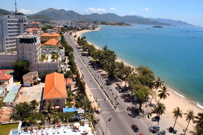 Một góc Nha Trang – nơi diễn ra Hội nghị lần thứ nhất các quan chức cao cấp APEC 2017. Ảnh : CTV