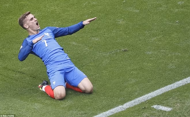 Griezmann đã có 3 bàn tại Euro 2016. Ảnh: Reuters.