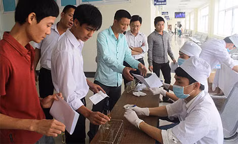 Kiểm tra sức khỏe lái xe tại Hải Dương.