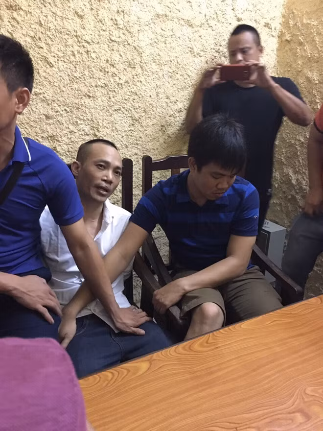 Lê Văn Thọ tại cơ quan Công an.