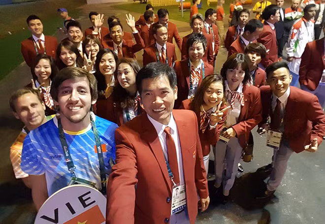 VĐV Việt Nam trước giờ tranh tài Olympic 2016.