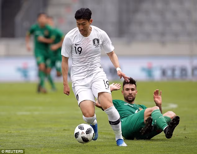 Song Heung-min đã chơi rất ấn tượng tại World Cup 2018.