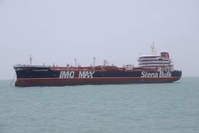 Tàu chở dầu Stena Imperio đang bị giữ tại cảng Bandar Abbas.