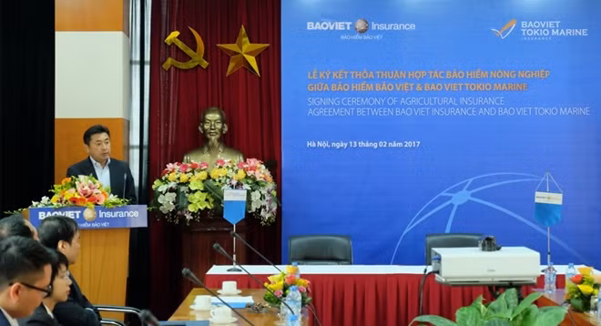 Ông Hideki Mishima - Tổng Giám đốc Công ty BaoViet Tokio Marine phát biểu chia sẻ tại sự kiện