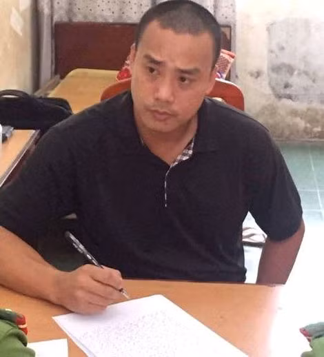 Đối tượng Nguyễn Văn Cường tham gia vụ giết người ở Vĩnh Phúc.