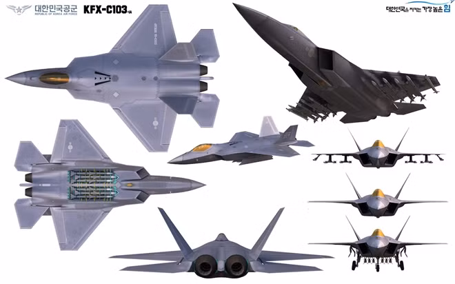 Một nguyên mẫu của máy bay chiến đấu KF-X.