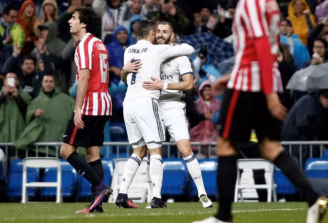 Real tiếp tục gia tăng khoảng cách với Barca. Ảnh: Getty Image.