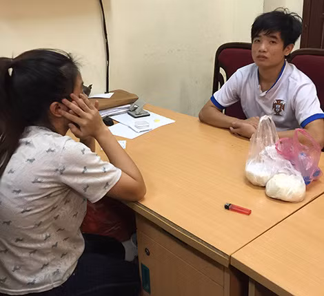 Nguyễn Thị Hà và Lưu Hà Minh, 2 sinh viên sập bẫy vay "tín dụng đen" để tham gia kinh doanh đa cấp.