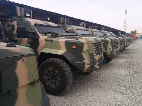 Xe bọc thép Guardian của CTG.