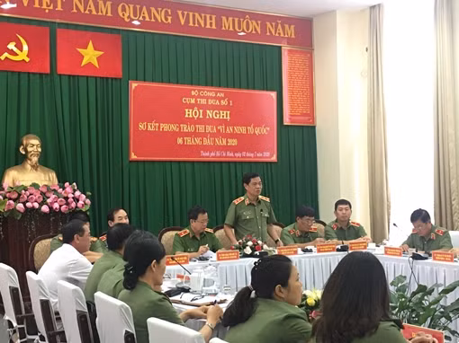 Cụm thi đua số 1 sơ kết phong trào thi đua “Vì an ninh Tổ quốc” ảnh 3