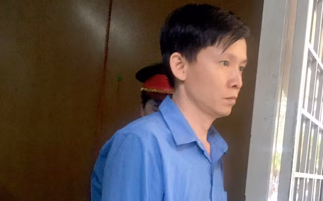 Bị cáo Đặng Văn Toàn sau phiên toà