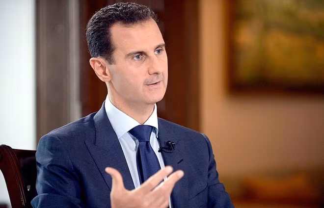 Tổng thống Syria Bashar Assad trong cuộc phỏng vấn với Canale 5