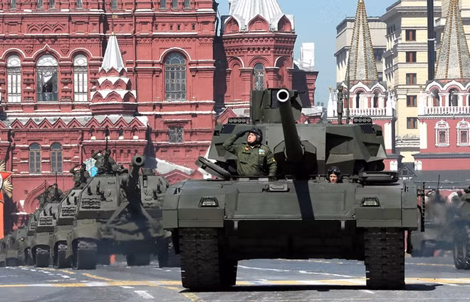 Mẫu siêu tăng Armata của quân đội Nga.