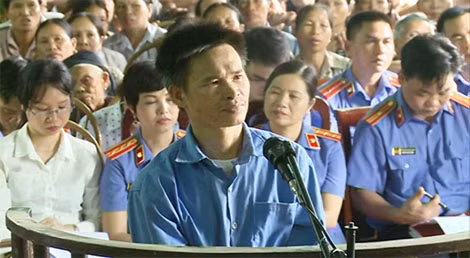 Lâm Quang Ba tại phiên toà.