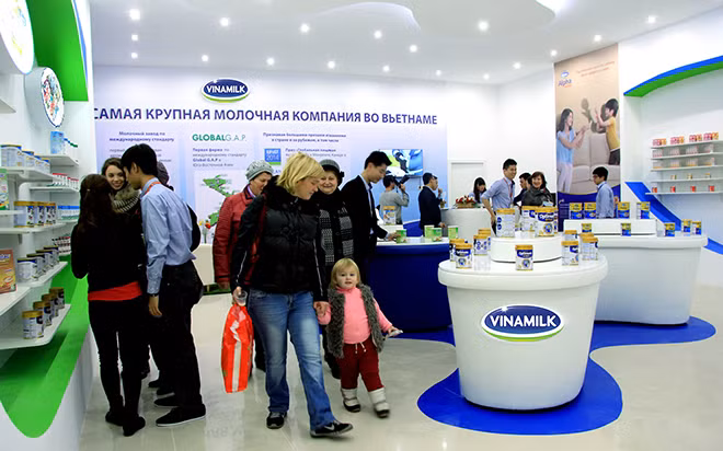 Từ năm 2015, Vinamilk đã tiến hành các hoạt động giới thiệu sản phẩm, xúc tiến thương mại tại Nga. Từ năm 2015, Vinamilk đã tiến hành các hoạt động giới thiệu sản phẩm, xúc tiến thương mại tại Nga.