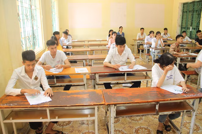 Thí sinh tỉnh Hòa Bình dự thi kỳ thi THPT quốc gia 2019