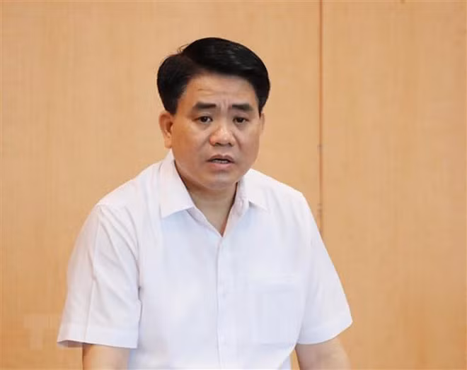 Bị cáo Nguyễn Đức Chung khi đương chức.