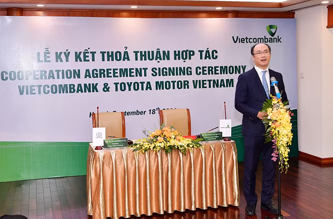 Tổng Giám đốc Toyota Việt Nam Hiroyuki Ueda phát biểu Tổng Giám đốc Toyota Việt Nam Hiroyuki Ueda phát biểu