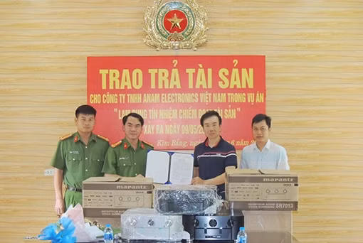 Trao trả tài sản cho doanh nghiệp nước ngoài bị mất