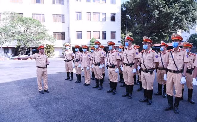 Lực lượng CSGT đã làm tốt nhiệm vụ đảm bảo trật tự, an toàn giao thông trong thời gian hội nghị.