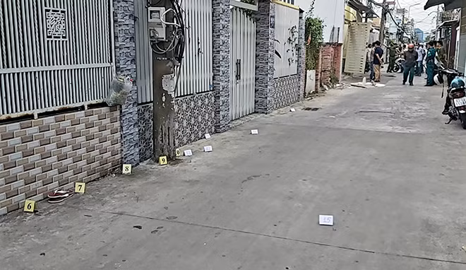 Hiện trường vụ việc.
