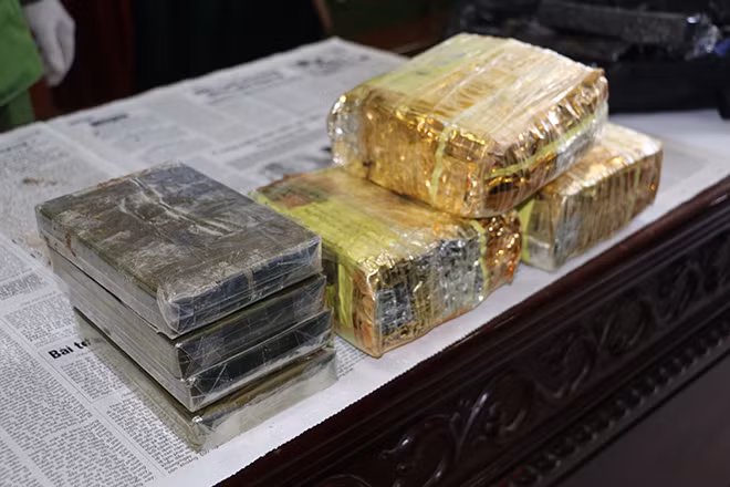 Tang vật thu giữ.