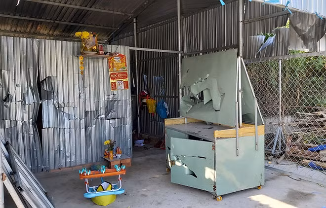 Hiện trường vụ việc.