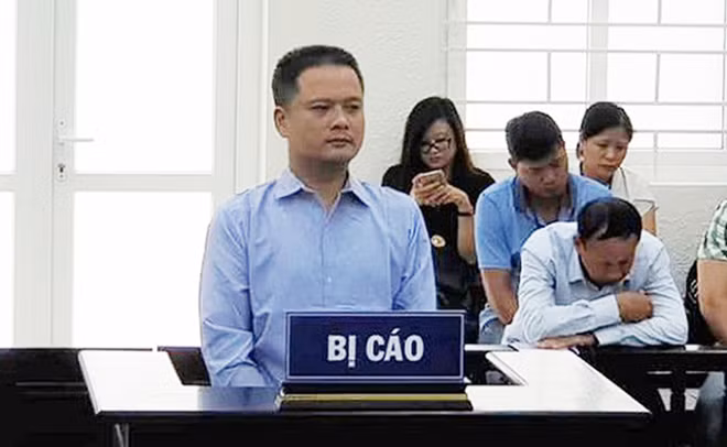 Bị cáo Ân tại phiên xử.