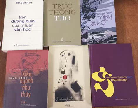 Những tác phẩm đoạt giải thưởng Hội nhà văn Hà Nội năm 2015.