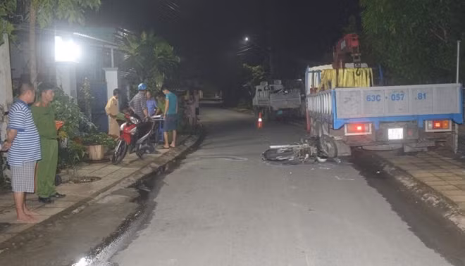 Hiện trường vụ tai nạn.