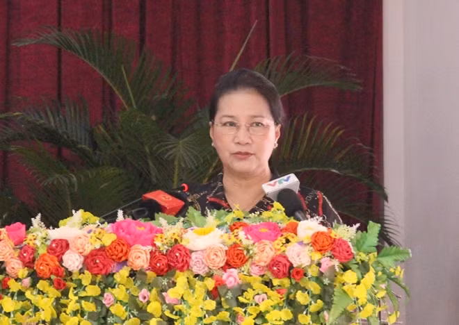 Chủ tịch Quốc hội giải đáp các ý kiến của cử tri.