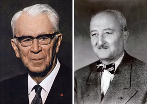 Boris Hagelin và William Friedman.