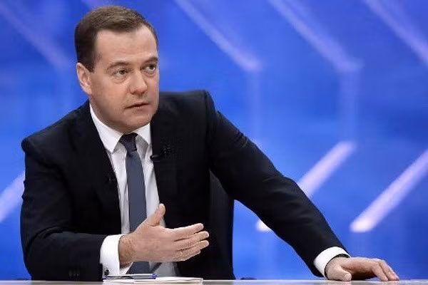 Thủ tướng Nga Dmitry Medvedev.