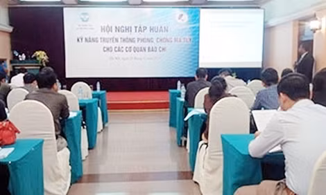 Hội nghị tập huấn kỹ năng truyền thông phòng, chống ma túy cho các cơ quan báo chí.