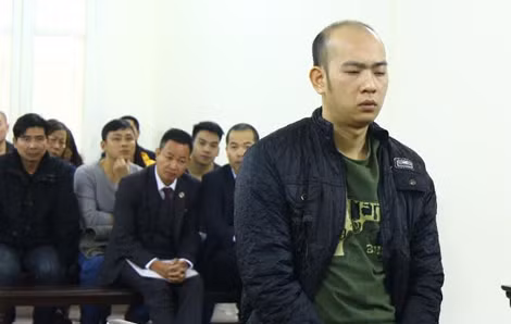 Bị cáo Tuấn tại phiên xử. Bị cáo Tuấn tại phiên xử.