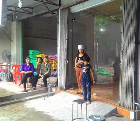 Căn nhà, nơi xảy ra vụ án mạng.