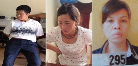 Tráng A Tàng, Giàng Thị Sua và Lương Thị Thảo.
