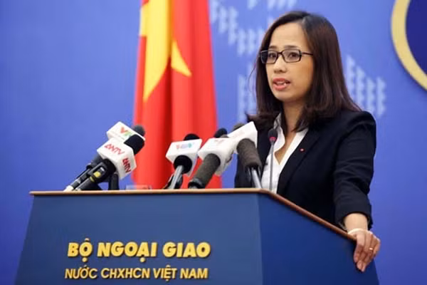 Phó phát ngôn viên Bộ Ngoại giao VIệt Nam (ảnh: Vietnamnet).