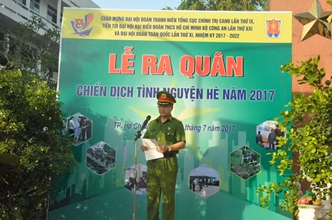 Thiếu tướng Vũ Đức Khiển phát biểu chỉ đạo tại buổi lễ