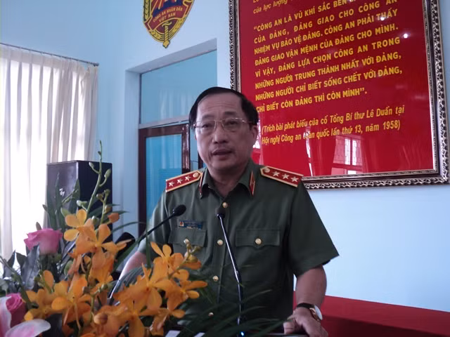 Thượng tướng Nguyễn Văn Thành phát biểu chỉ đạo tại Hội nghị